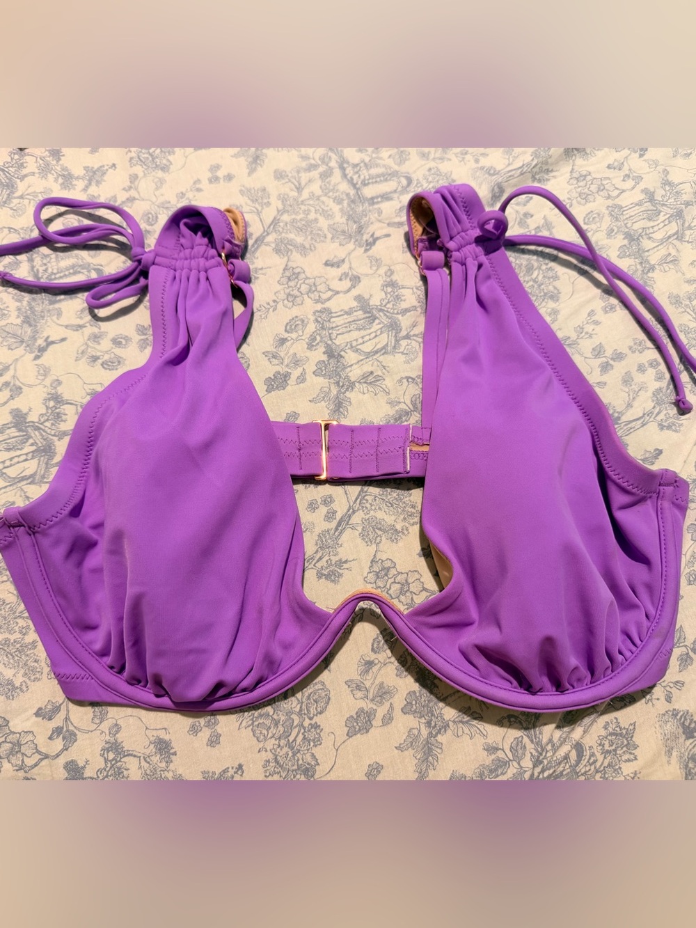 Shade & Shore Violet Underwire Bikini Top 38D